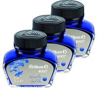 Pelikan 4001 Flacon d'encre 30 ml 3er Pack | königsblau