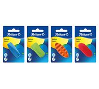 Pelikan 622613 gomme à effacer Caoutchouc - Gommes à effacer (Caoutchouc, Bleu, Vert, Orange, Rouge, Ampoule, 4 pièce(s))