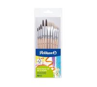 Pelikan – Kit de démarrage de pinceaux pour débutant – 10 pièces
