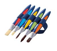 Set de pinceaux scolaires griffix, 5 pièces