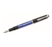 Pelikan 801881 Stylo Plume Classic M205 - Plume B, bleu marbré, boîte pliante