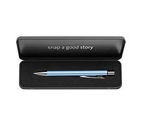 Pelikan 821278 stylo-bille Snap® Metallic K10 Frosted Blue, boîte métal