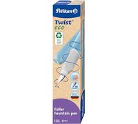 Pelikan 822206 stylo-plume Twist Eco P457 bleu M, boîte pliante