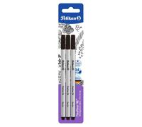 Pelikan 940601 Fineliner 96 Pens Set of 3 in Blister Packaging Black