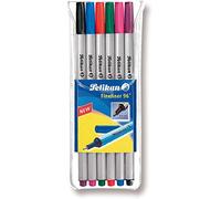 Pelikan 940650 Fineliner 96, 6 pièces, 6 couleurs, étui