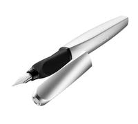 Pelikan 947366 Twist Stylo-Plume Pour Droitier Ou Gaucher Argenté Plume M