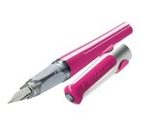 Pelikan 971234 Stylo Plume Pour Écolier Pelikano P480 Pointe M Avec 2 Cartouches Gtp (Bleu)
