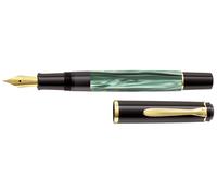 Pelikan 983411 Stylo Plume Classic M200 - Plume B, vert marbré, boîte pliante