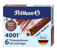 Cartouches d'encre 4001 TP/6, marron-brillant