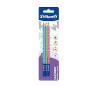 Pelikan crayons graphites SILVERINO, 3 pièces, triangulaire
