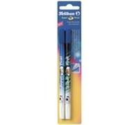 PELIKAN - Effaceur d'encre Super Pirat 850F, fin, pointe ogivedeux pointes - éffacer & corriger, efface l'encre bleu royal, pointe de correction pour réecrire (95 G
