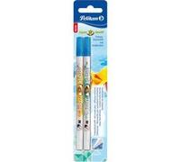 Pelikan Feutres effaceurs d'encre SuperSheriff 258M Lot de 2 Bleu