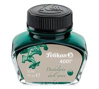 Pelikan Encre 4001 78 Vert Foncé 30 ml en Flacon | Pelikan 4001 Encre vert foncé 30 ml pot d'encre couleur brillante