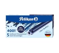 Pelikan Encre 4001 Boîte de 10 Etuis de 5 Cartouche d'encre GTP/5 Bleu Noir