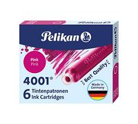 Pelikan Encre 4001 Boîte de 10 Etuis de 6 Cartouche d'encre TP/6 Rose