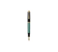 PELIKAN Füllhalter M600 Schwarz-Grün Medium mit Etui vert foncé