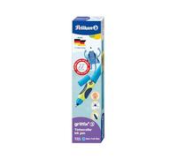 Pelikan Griffix 820455 Stylo à encre pour gaucher, bleu fluo, 1 pièce dans une boîte pliante