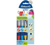 griffix Set de pinceaux scolaires, 3 pièces