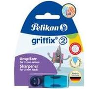 PELIKAN Griffix Spitzdose, Blau für Bleistifte mit Minenstärke 2,0 mm, mit Auffangbehälter, 1 Stück (701129) Marque