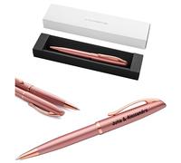 Pelikan Jazz® Noble Elegance K36 Stylo à bille personnalisé avec étui cadeau gravé - Stylos uniques avec nom - Cadeaux personnalisés - Rose