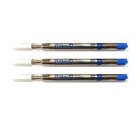 Pelikan Lot de 3 Recharges Grande Capacité pour stylo-bille 337 Pointe Fine Bleu