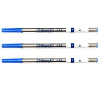 PELIKAN Lot de 3 Recharges Stylo roller à encre 338 Pointe fine bleue