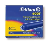 Pelikan® Lot de 6 cartouches d'encre 4001® TP/6 - Bleu roi