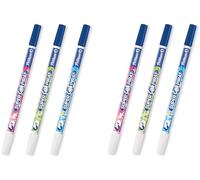 Pelikan Lot de 6 effaceurs d'encre Super Pirat - Couleurs assorties (trait F)