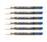 Pelikan Lot de 6 Recharges Grande Capacité pour stylo-bille 337 Pointe Fine Bleu