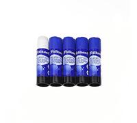 Pelikan Pelifix Colle Stick 20 g, Colle transparente, sans solvant, lavable, sans danger pour les enfants, pour l'école, les travaux manuels, le papier carton et les photographies, lot de 5 pièces