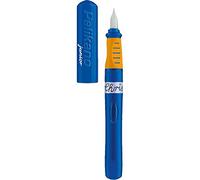 Stylo plume pour gaucher - PELIKAN - Pelikano Junior - Plume moyenne - Corps bleu