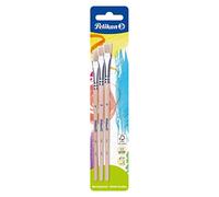 Pelikan Kit de pinceau brosse 613 F, 3 pièces, assorti