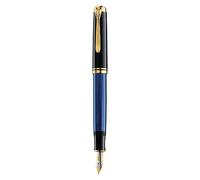 Pelikan Premium M400 Stylo-plume Pointe EF Noir/Bleu