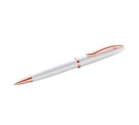 Pelikan Stylo à bille Jazz Noble nacre (Blanc) pour droitier et gaucher, élégant stylo à bille en métal dans une boîte pliante 821629