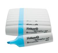 Pelikan Surligneur 490 éco, bleu néon, 10 pièces, pointe ciseau