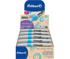 Pelikan Textmarker 490 eco marqueur 10 pièce(s) Pointe biseautée