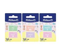 Pelikan You 606196 Lot de 2 gommes pastel (couleurs assorties - Pas de choix de couleurs possibles)