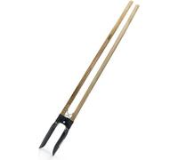 Pelle 2 manches pour trous de poteaux Acier trempé Manche Bois 143 cm VITO