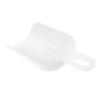Pelle à Aliments Secs Polyvalente en Acier Inoxydable Blanc | Surface Lisse et Polie, Prise Confortable, Soudure sans Joint, pour Restaurants et Bar