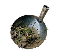 Pelle à boue en fer - Outil de nettoyage extérieur | Truelle de drainage pour conduits d'égout, fosses septiques, jardins et fermes | Travail idéal pour les débris, la boue, le sable et la pelleteuse