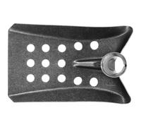 Pelle à Boue Pelle de Rechange en Acier au Manganèse, Noire | Pelle à Tamiser Multi-usages, Tamis à Poussière, 24x15x14cm, Trous 1,5cm