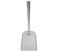 Pelle à Cendres en Acier Inoxydable, Argenté, Multifonction | Ramoneur, Usage Agricole et Jardinage, Surface Lisse, Construction Épaissie, Charge Renforcée, Argenté