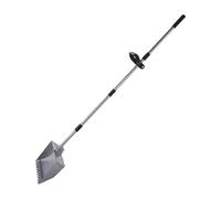 Pelle à Crottes de Poulet avec Manche en Acier Inoxydable Réglable | Matériau durable, tête de 10 pouces, pelle multifonctionnelle pour divers déchets