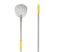 Pelle à cuisson perforée "Coeur" cm 26 inox, h 170 cm.