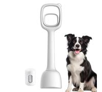 Pelle à déjections canines ergonomique à long manche avec rangement pour | Pince solide pour déjections canines pour promenades, camping, pique-niques, voyages, cour, pelouse, trottoirs