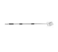 Pelle à Déjections pour Poulailler, Manche Télescopique en Acier Inoxydable 108 cm - Ajustable et Robuste, Nettoyage Confortable et Efficace