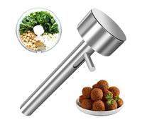 Pelle à falafel professionnelle en acier inoxydable | Outil de fabrication de falafels en acier inoxydable de qualité alimentaire et non collante