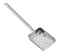 Pelle à frites inox professionnelle manche plat Vogue - 290 x 90 mm