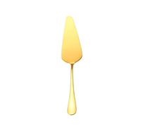Pelle à gâteau dentée en acier inoxydable pour pizza, fromage, dessert, tarte, pâtisserie, beurre - Grattoir - Doré