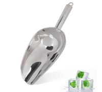 Pelle à Glace, Cuillère à Glace Pelle en Acier Inoxydable,cuillère à glaces seau à glaces cuillère à café en grains de café cuillère à sucre pour mariage de bar, 8/12/18 oz(12oz)